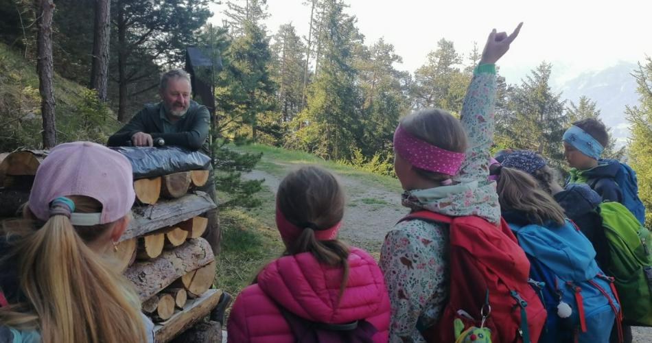 Lehrausgang mit Waldaufseher